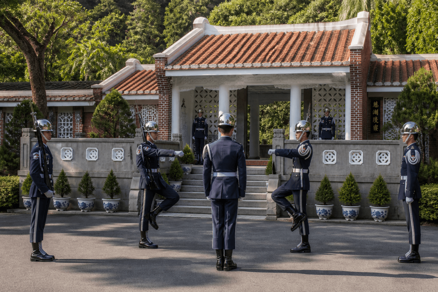 慈湖陵寢（衛兵交接）