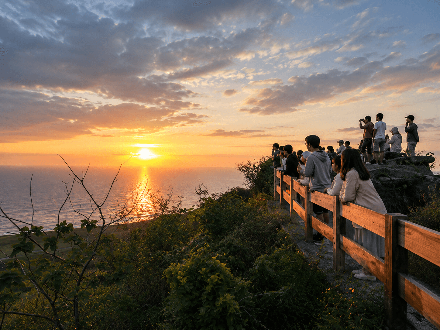 關山夕照