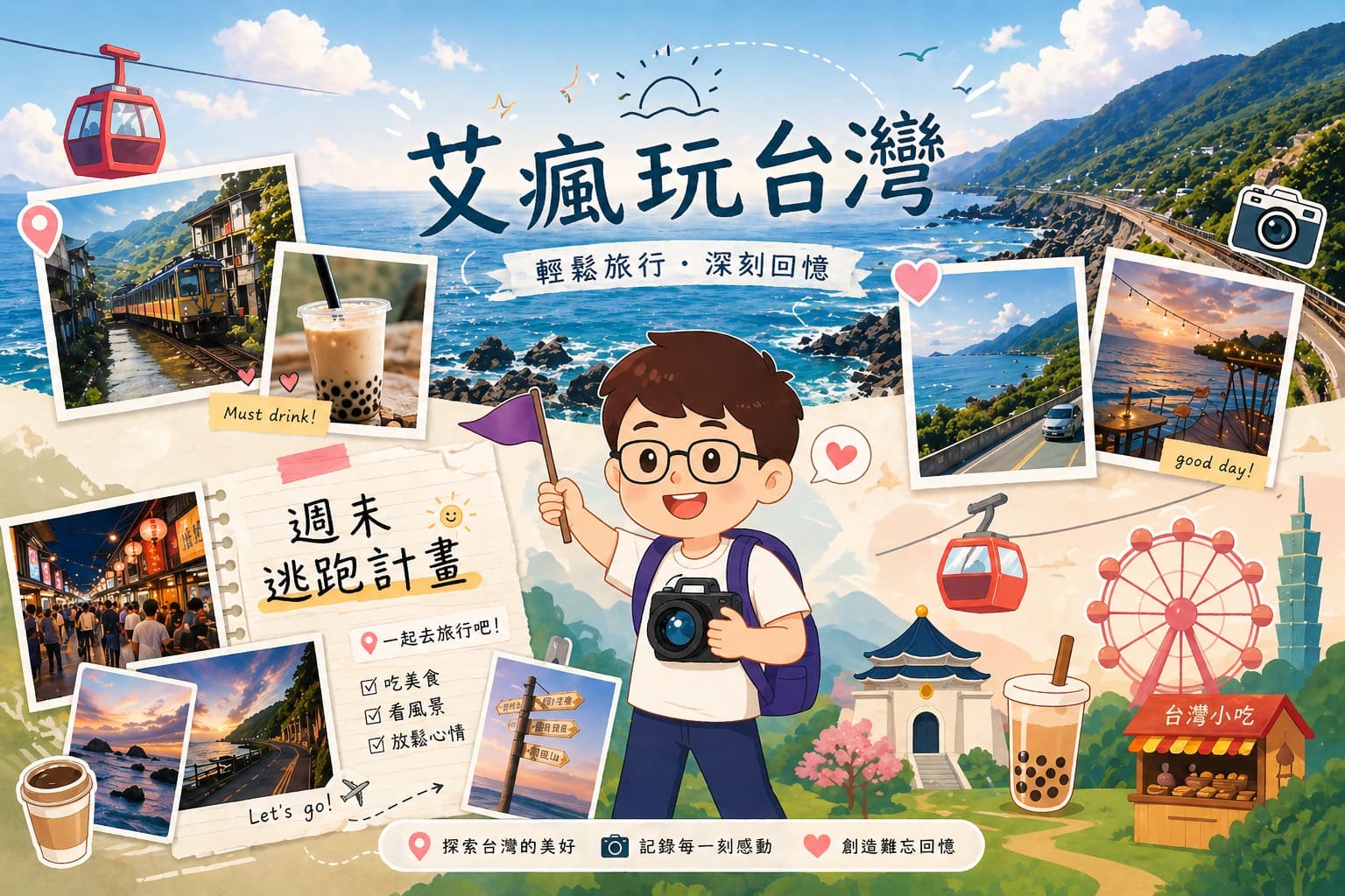 台北一日 · 舊草嶺隧道 + 龜山島 + 三貂角